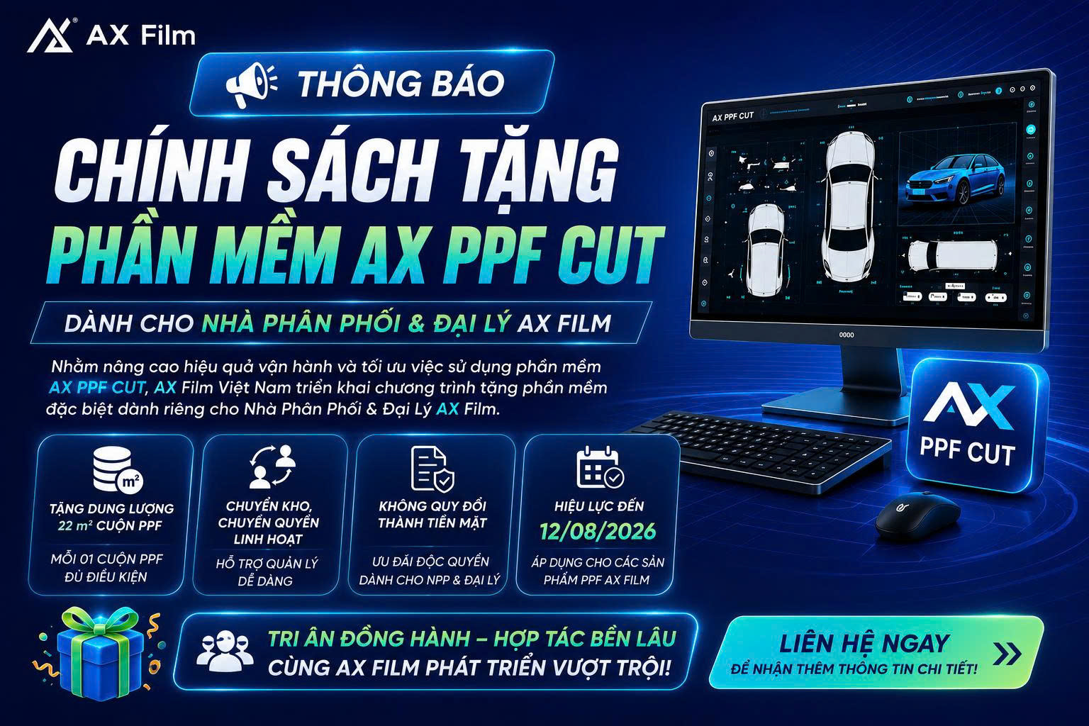 MUA PPF – NHẬN THÊM DUNG LƯỢNG AX PPF CUT